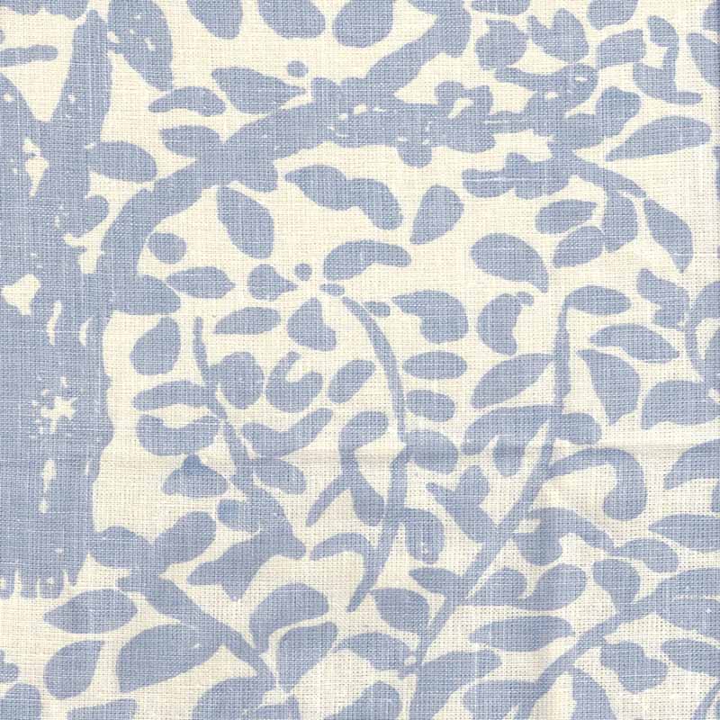 China Seas Arbre De Matisse Neutral Soft Windsor Blue Fabric 2030N-23