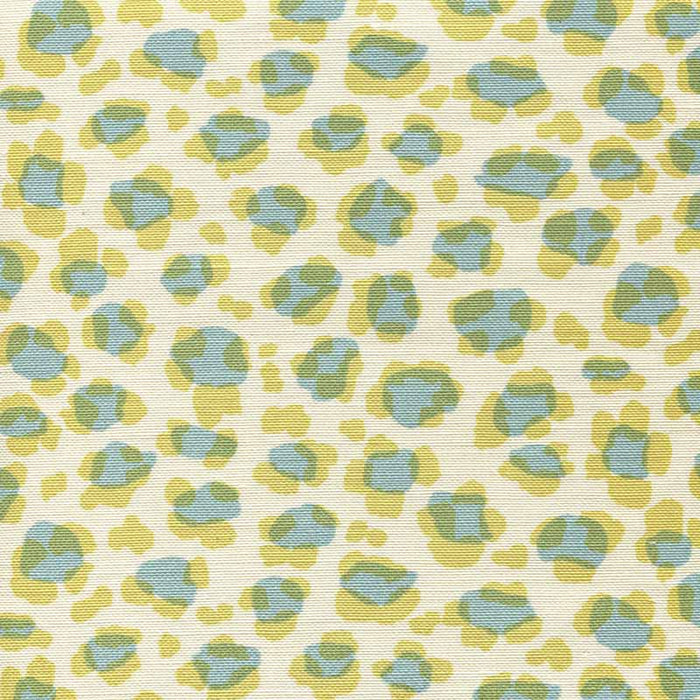 China Seas Conga Line Aqua Pistachio Fabric Sample 2100-26