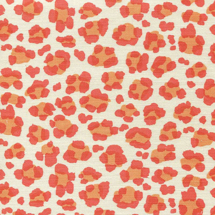 China Seas Conga Line Oranges Fabric Sample 2100-30