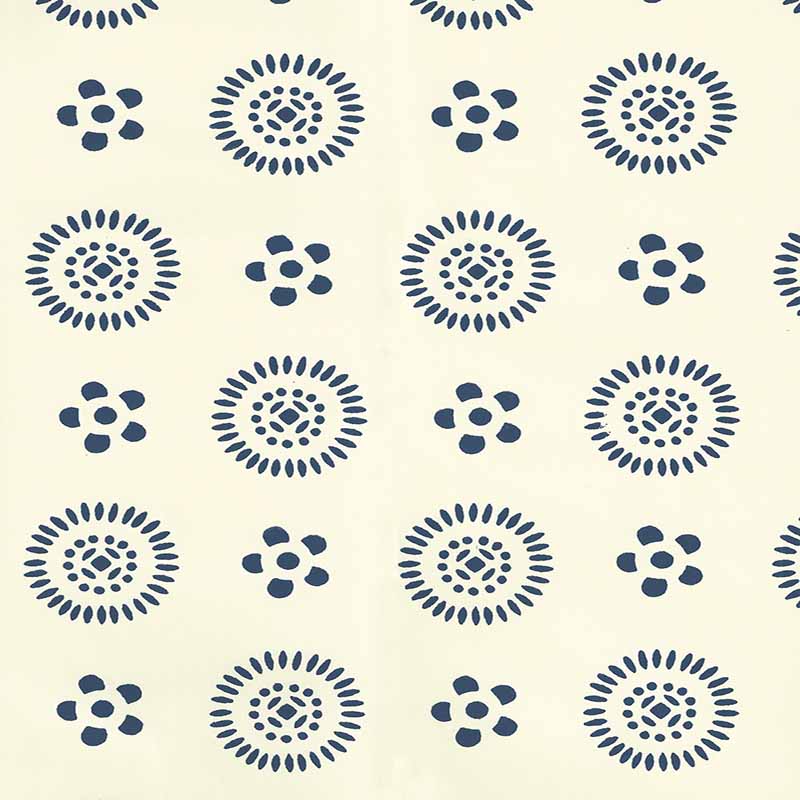 China Seas Cecil Navy Wallpaper Sample 2210-07OWP