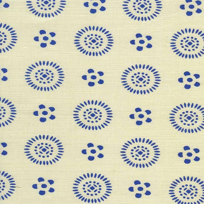 China Seas Cecil Royal Blue Fabric Sample 2210LC-04