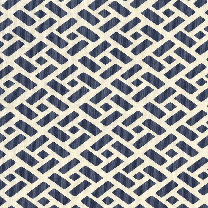 China Seas Edo Navy Fabric Sample 2220-18