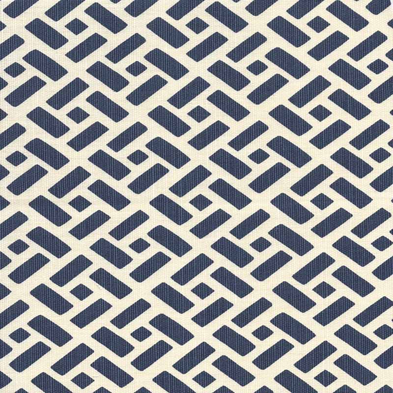 China Seas Edo Navy Fabric 2220-18