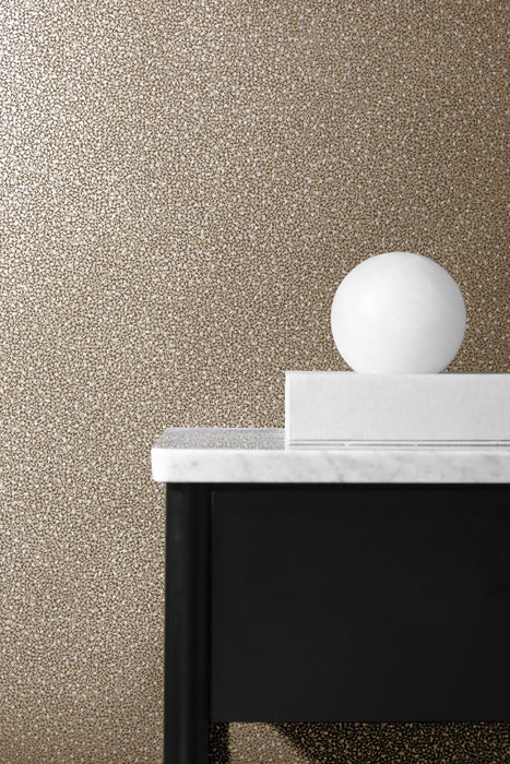 Seabrook Designs Mica Texture Cappucino & Copper Glitter Wallpaper 2231603