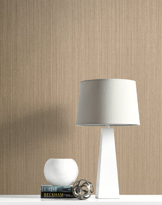 Seabrook Designs Natural Stria Khaki & Glitter Wallpaper 2231707