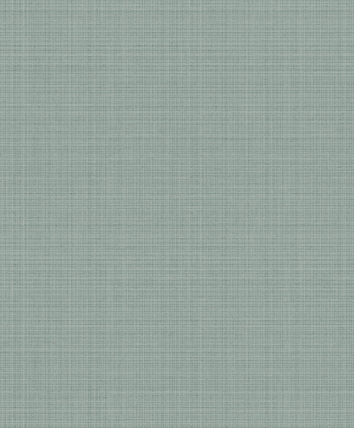 Seabrook Designs Crosshatch Linen Metallic Sea Green Wallpaper 2231904