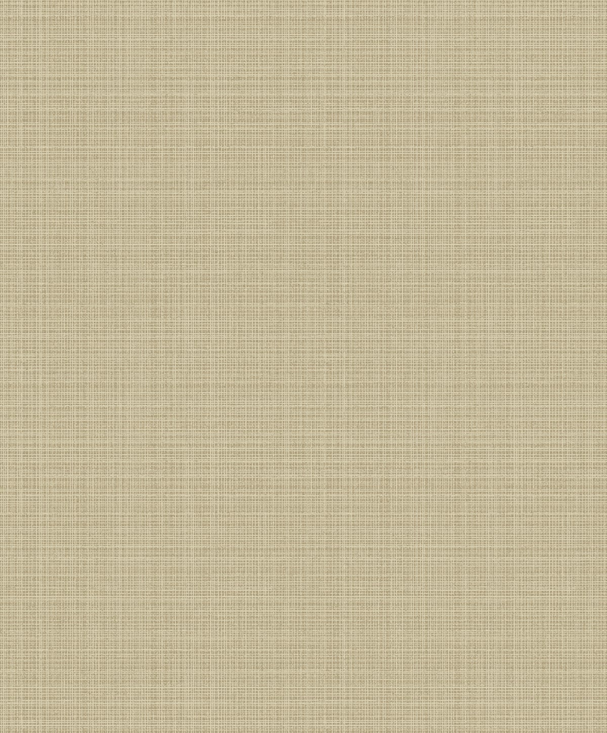 Seabrook Designs Crosshatch Linen Metallic Khaki Wallpaper 2231905