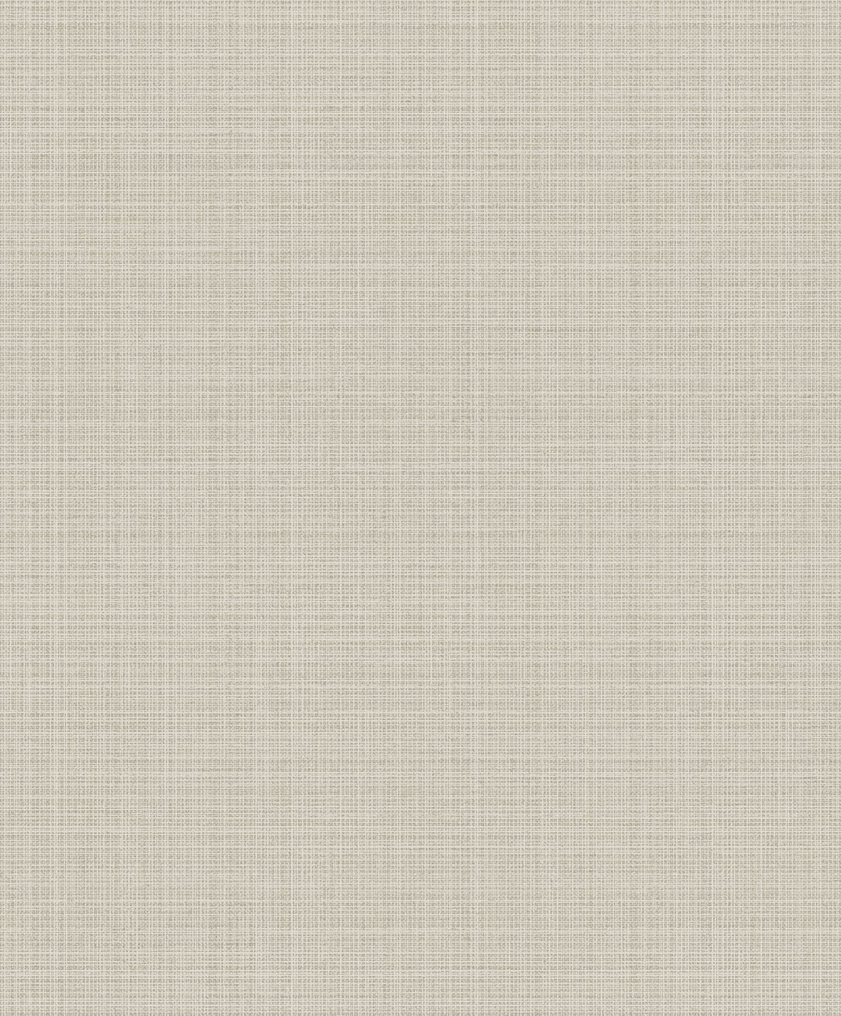 Seabrook Designs Crosshatch Linen Metallic Greige Wallpaper 2231913