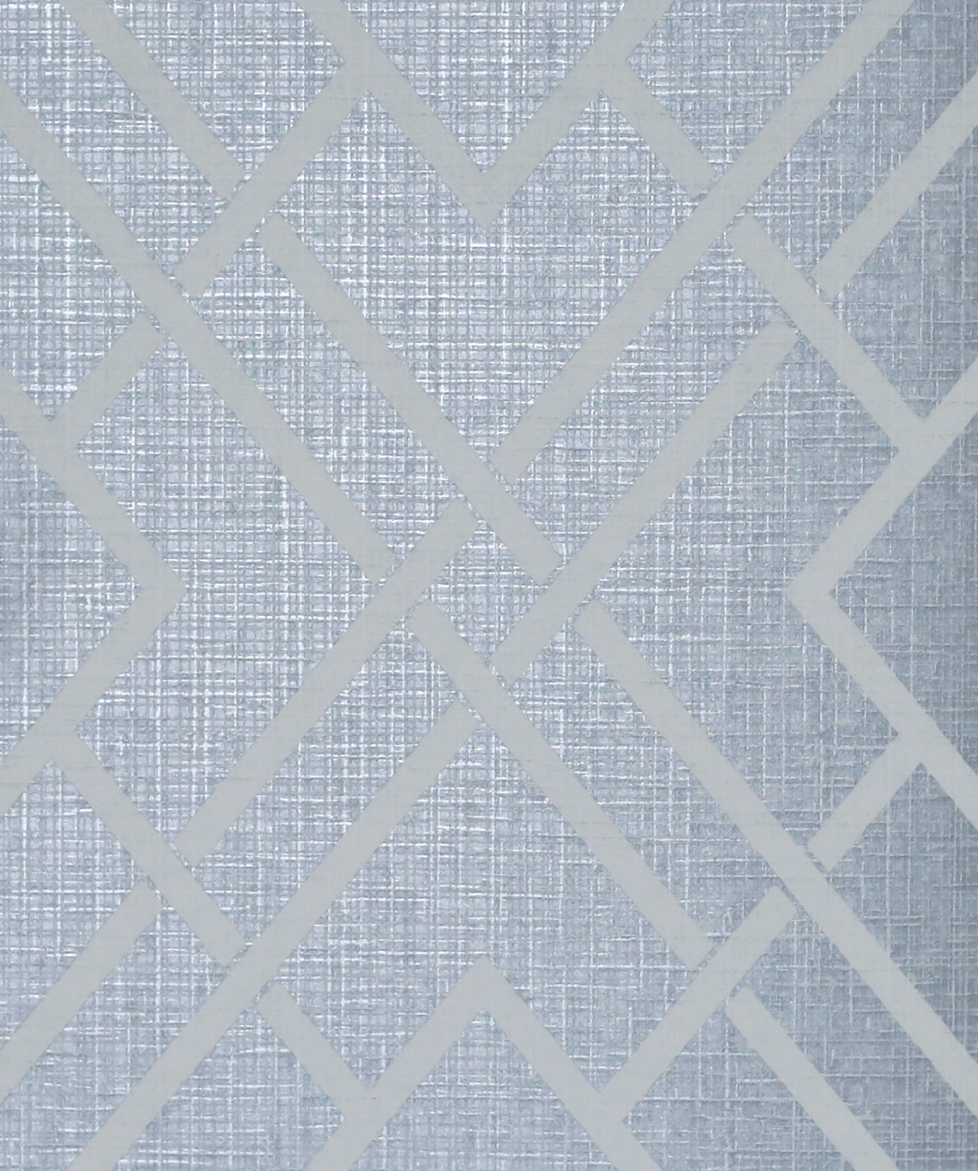 Seabrook Designs Diamond Lattice Metallic Slate Blue Wallpaper 2232202