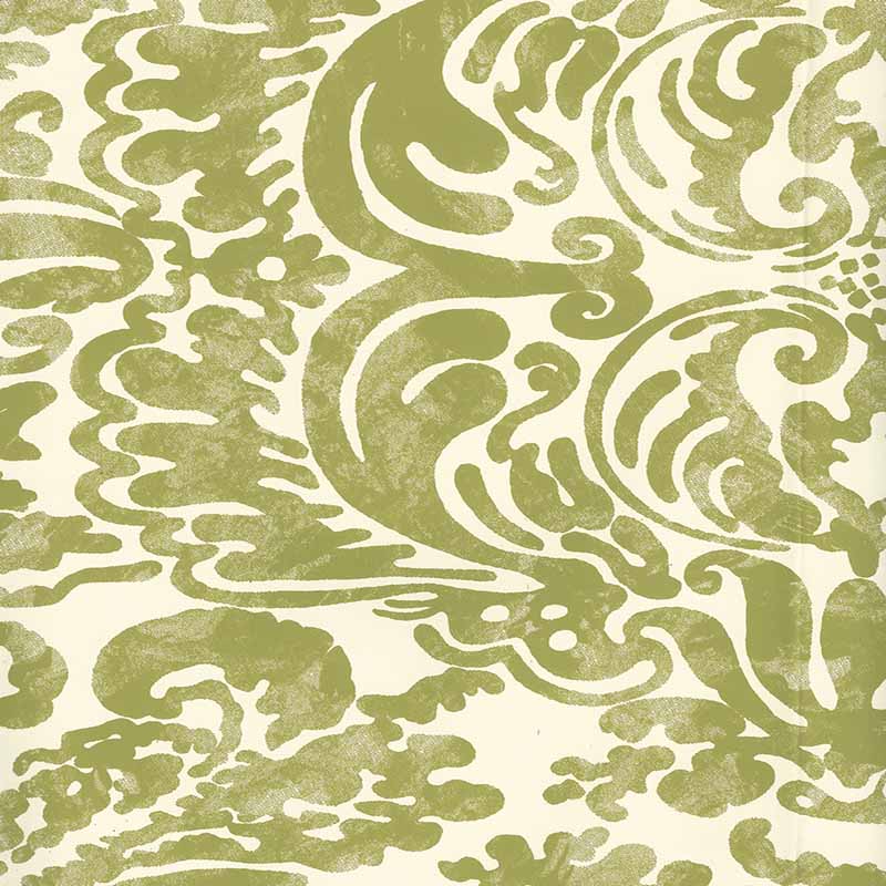 China Seas San Marco Chartreuse Wallpaper 2330-28WP