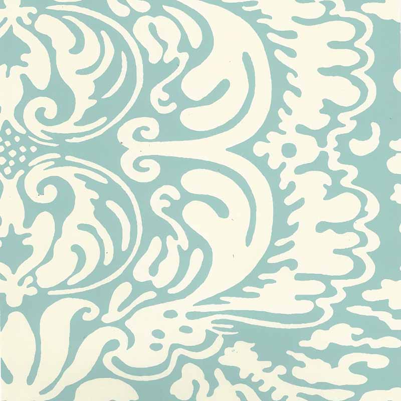 China Seas San Marco Reverse Turquoise Wallpaper 2335-03OWP