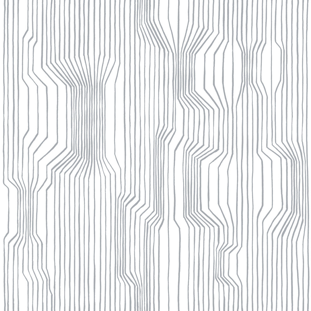 Seabrook Designs Frekvenssi Gray And Eggshell Wallpaper 23366X