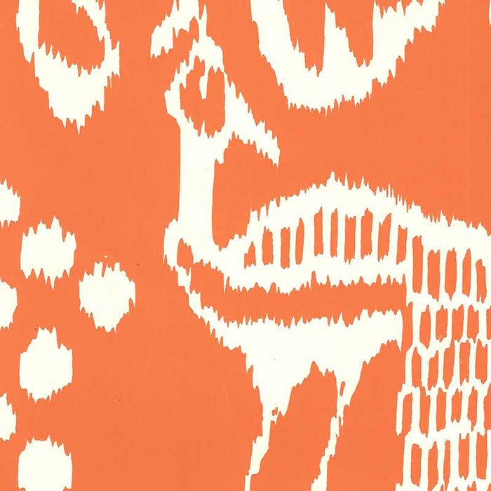 China Seas Bali Ii Orange Wallpaper Sample 2430-45WP