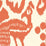 China Seas Bali Isle Orange Wallpaper Sample 2435-45WP