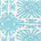 China Seas Sigourney Small Scale Turquoise Fabric Sample 2475-01