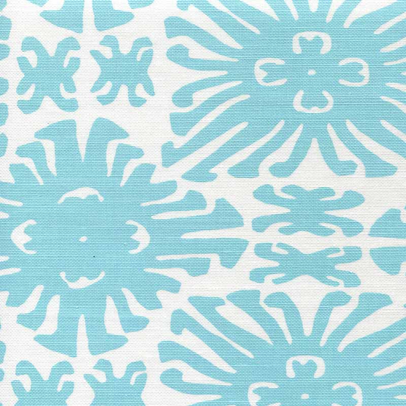 China Seas Sigourney Small Scale Turquoise Fabric 2475-01