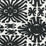 China Seas Sigourney Small Scale Black Fabric Sample 2475-09