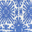 China Seas Sigourney Small Scale Royal Blue Fabric Sample 2475-13