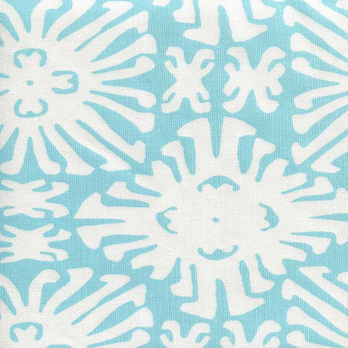 China Seas Sigourney Reverse Small Scale Turquoise Fabric Sample 2485-01