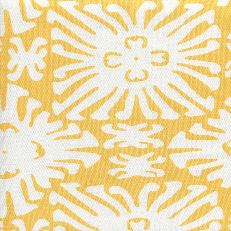 China Seas Sigourney Reverse Small Scale Yellow Fabric 2485-03