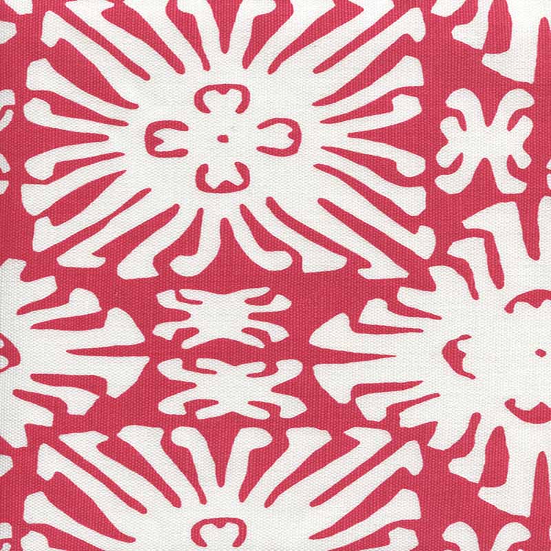 China Seas Sigourney Reverse Small Scale Red Fabric 2485-07