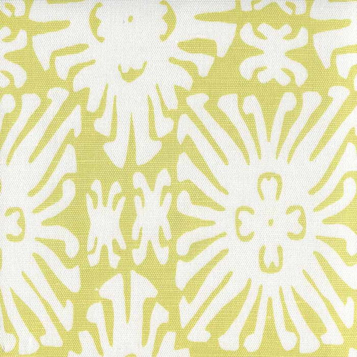 China Seas Sigourney Reverse Small Scale Chartreuse Fabric Sample 2485-11