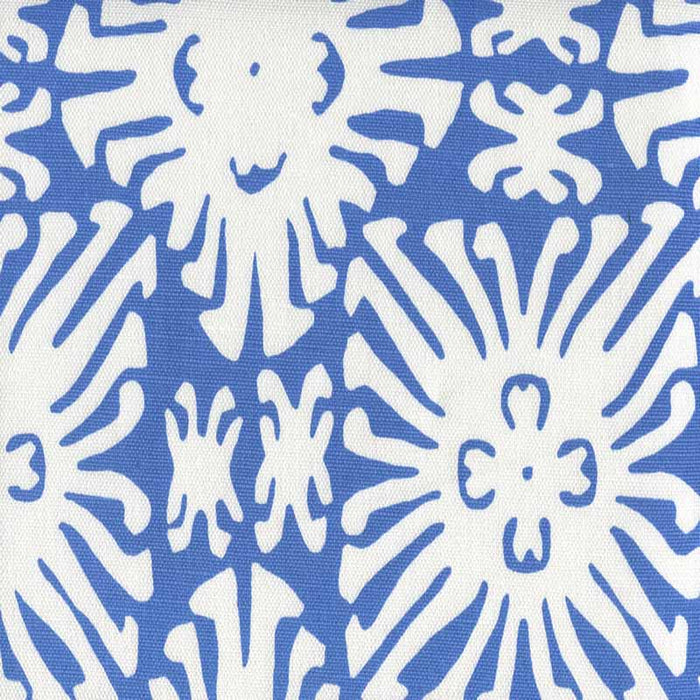 China Seas Sigourney Reverse Small Scale Royal Blue Fabric Sample 2485-13