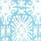 China Seas Sigourney Reverse Small Scale Turquoise Wallpaper Sample 2485WP-01