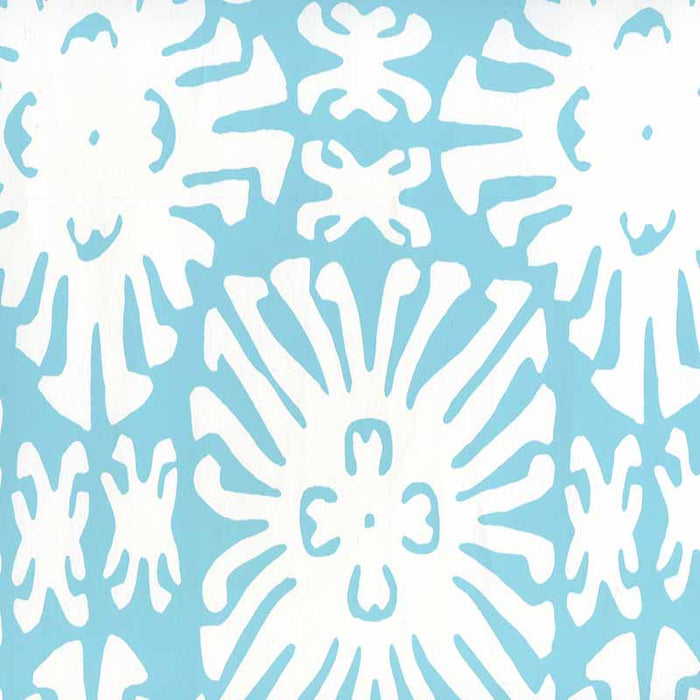 China Seas Sigourney Reverse Small Scale Turquoise Wallpaper 2485WP-01