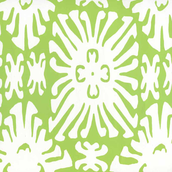 China Seas Sigourney Reverse Small Scale Jungle Green Wallpaper Sample 2485WP-02