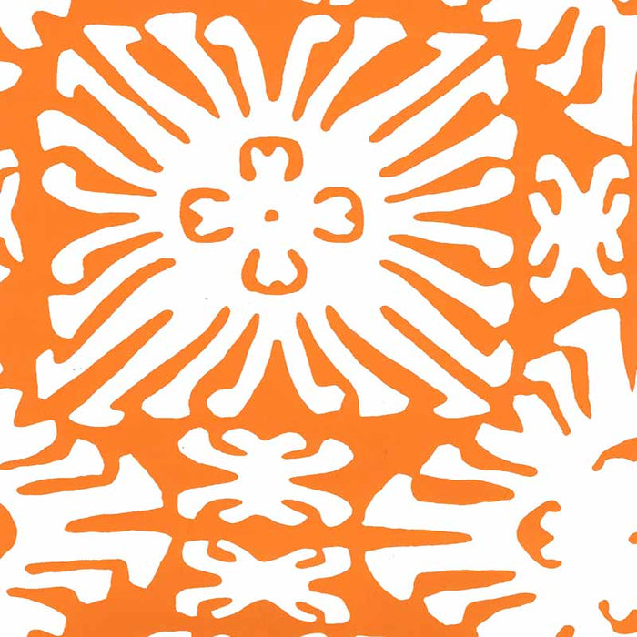 China Seas Sigourney Reverse Small Scale Orange Wallpaper Sample 2485WP-04