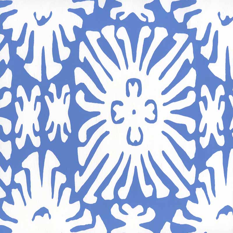 China Seas Sigourney Reverse Small Scale Royal Blue Wallpaper 2485WP-13