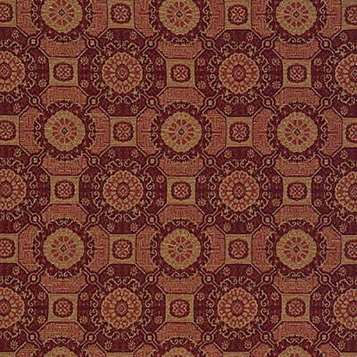 Kravet Basics Asiantile Scarlet Fabric Sample 24933.940.0