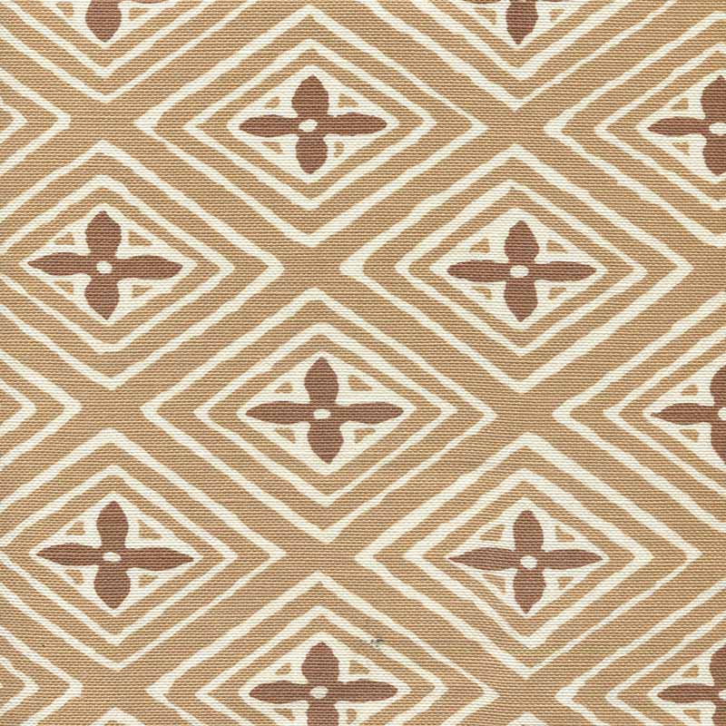 China Seas Fiorentina Two Color Camel Dark Tan Fabric 2500-04