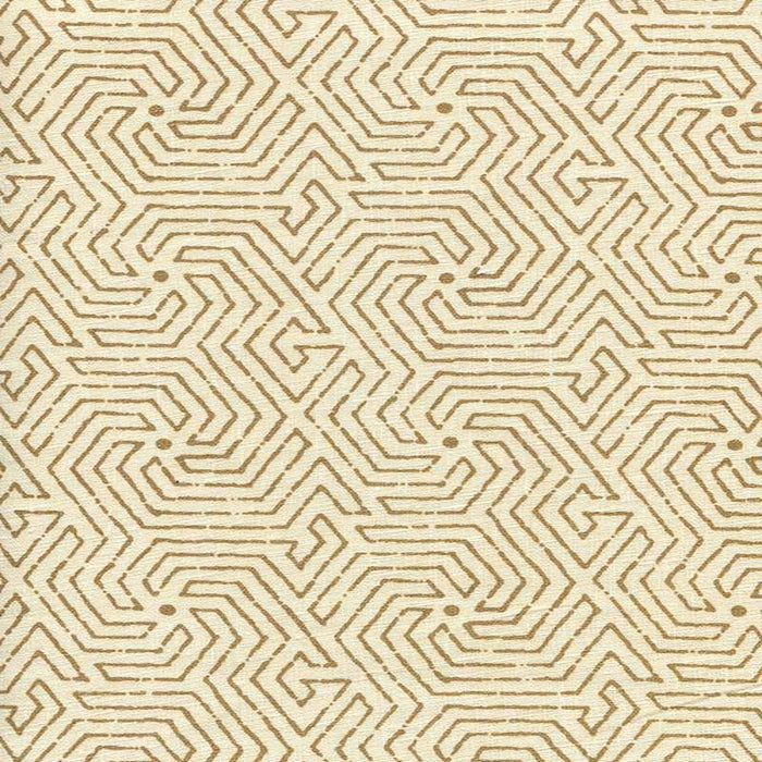 China Seas Maze Camel Ii Fabric Sample 2510L-04