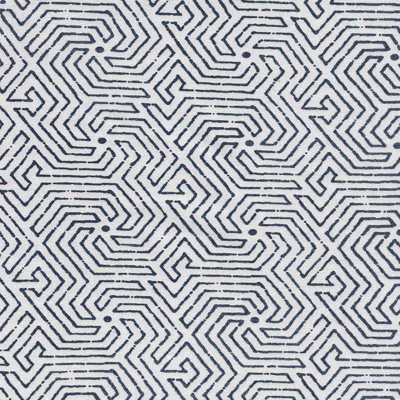 China Seas Maze New Navy Fabric 2510L-05