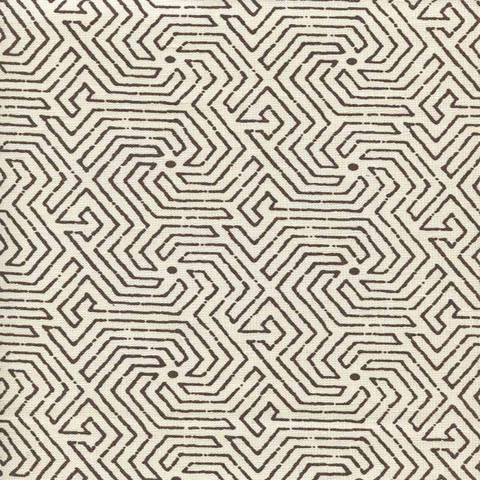 China Seas Maze Brown Fabric 2510L-07