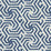 China Seas Maze Reverse Two Colors Windsor Navy Fabric Sample 2520-03