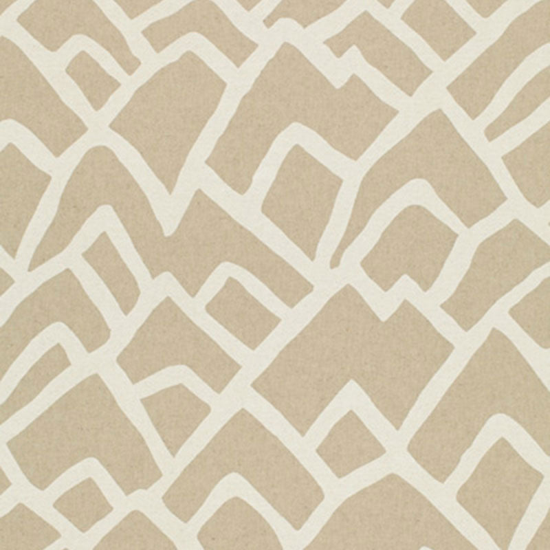 Schumacher Zimba Natural Fabric Sample 2644333