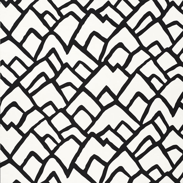 Schumacher Zimba Ebony Fabric 2644336