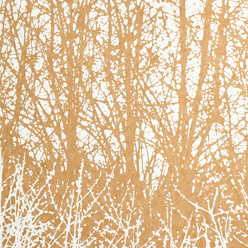 Schumacher Birches Tan Wallpaper 2707245