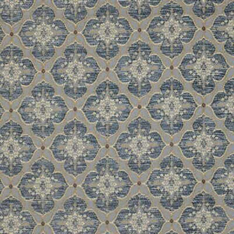 Kravet Couture Ornament Accent Cerulean Fabric Sample 28828.540.0