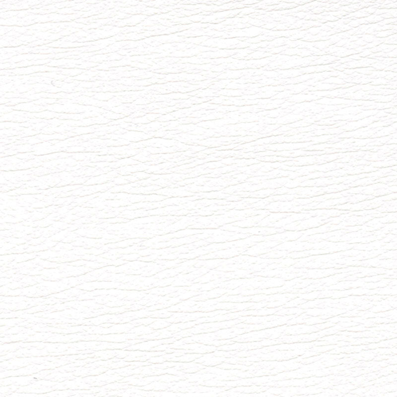 Schumacher Ultraleather White Fabric Sample 291-0001