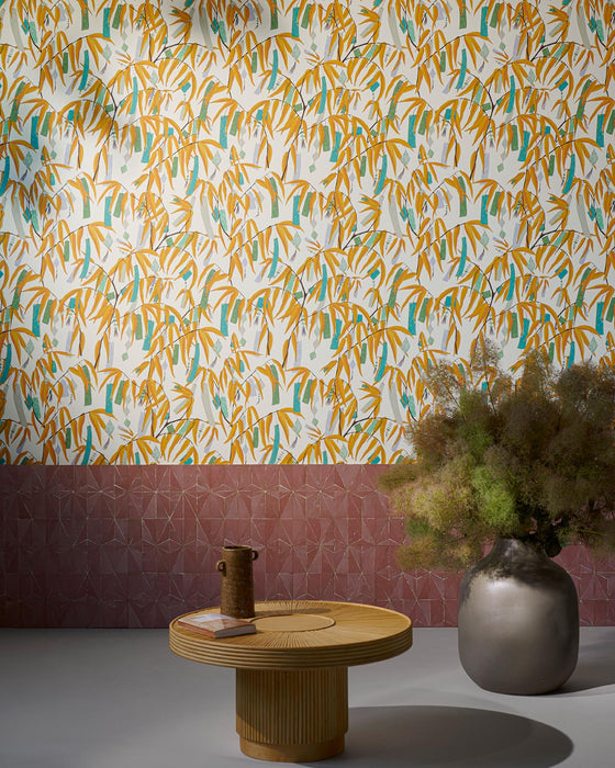 Pierre Frey L'Arbre A Souhaits Ambre Wallpaper Sample FP947002