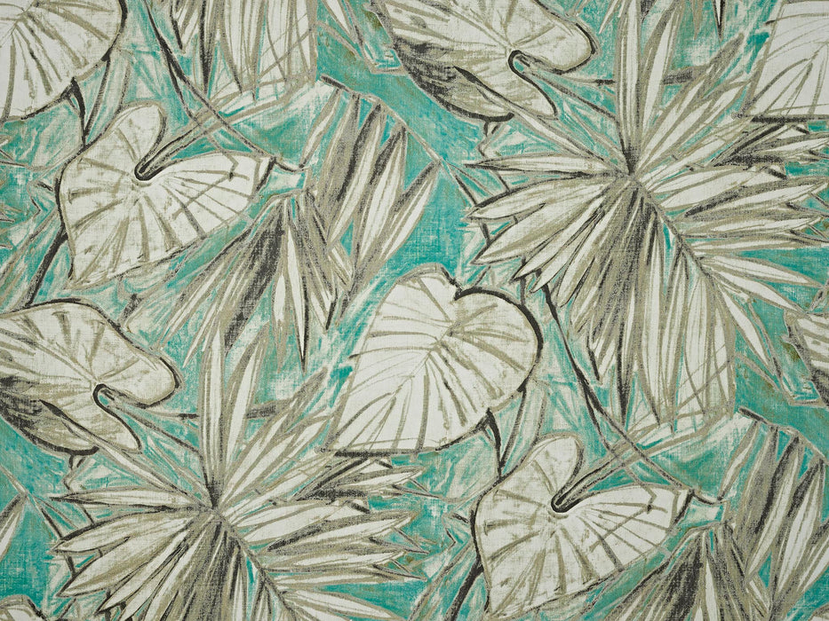 Pierre Frey Water Lily Aqua Wallpaper Sample FP842001