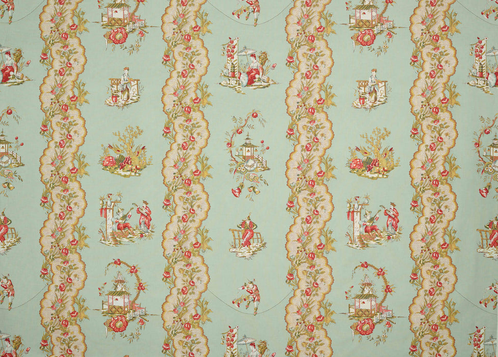 Braquenie La Fanfare Chinoise Amande Fabric B7635001