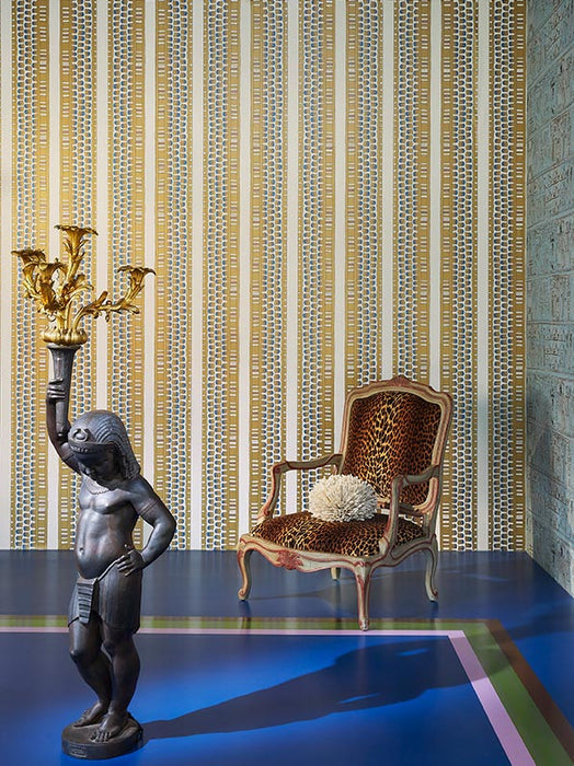 Pierre Frey Pharaon Or Wallpaper Sample FP886005