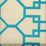 Quadrille Brighton Turquoise Fabric Sample 300402F