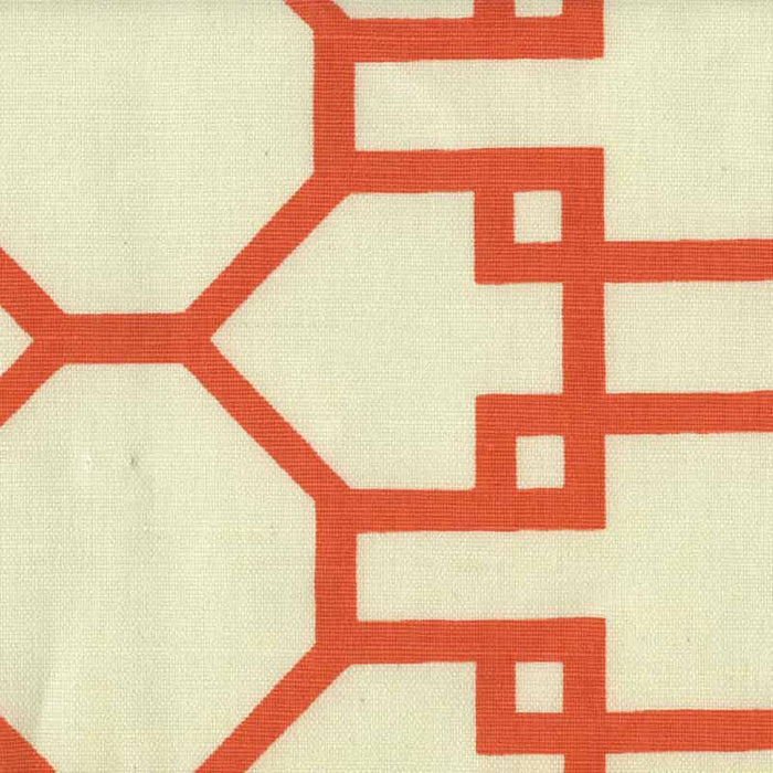 Quadrille Brighton Orange Fabric Sample 300403F