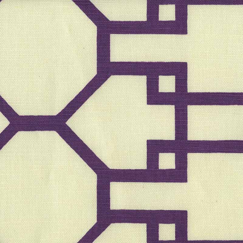 Quadrille Brighton Purple Fabric 300407F